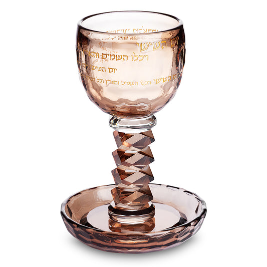 108 גביע קריסטל מהודר 16 ס״מ תכולה 100 מ״ל קריסטל