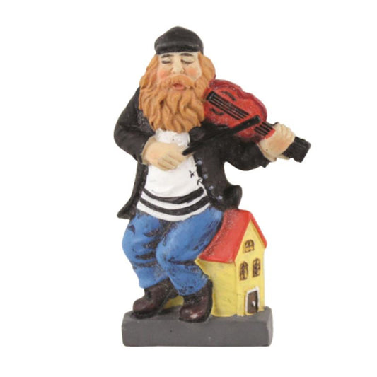 מגנט "כנר על ה" 7 ס״מ פולירזין צבעוני