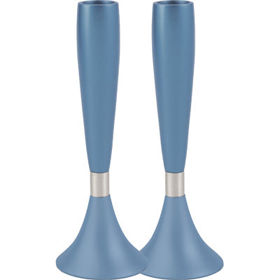 Medium Candlesticks - Blue