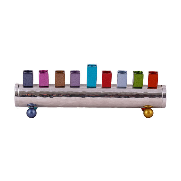 Hanukkah Menorah - Round Strip - Small - Multicolor