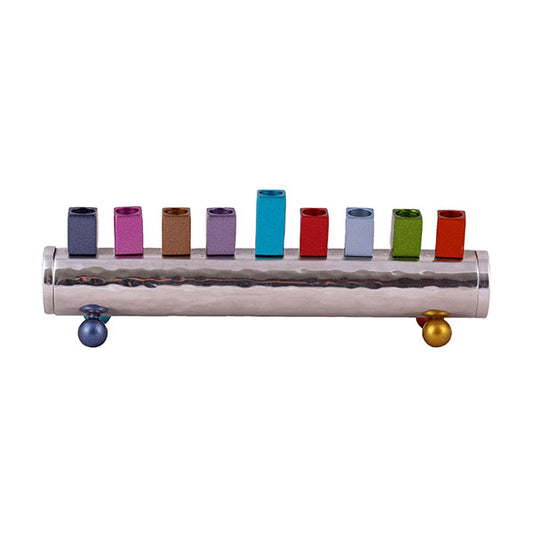 Hanukkah Menorah - Round Strip - Small - Multicolor