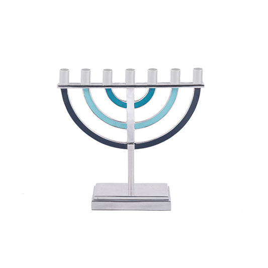 מנורה קלאסית קטנה - כחול