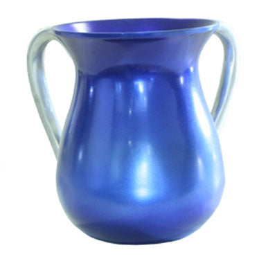 Netilat Yadayim Cup - Aluminium - Blue