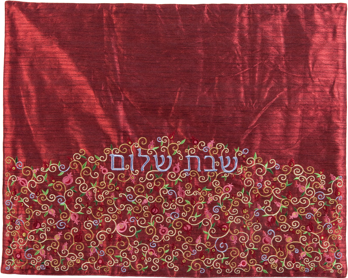 כיסוי פלטה רימונים - בורדו