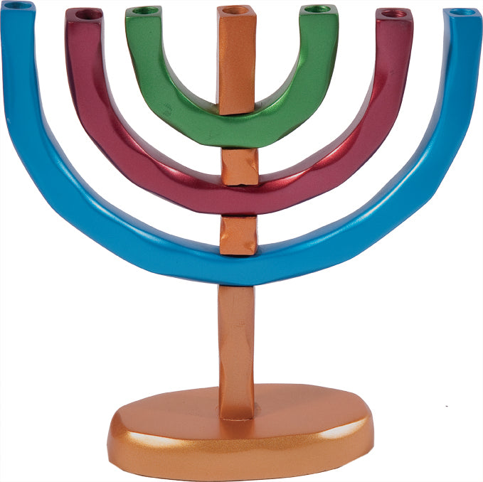 מנורה 7 קנים - צבעוני