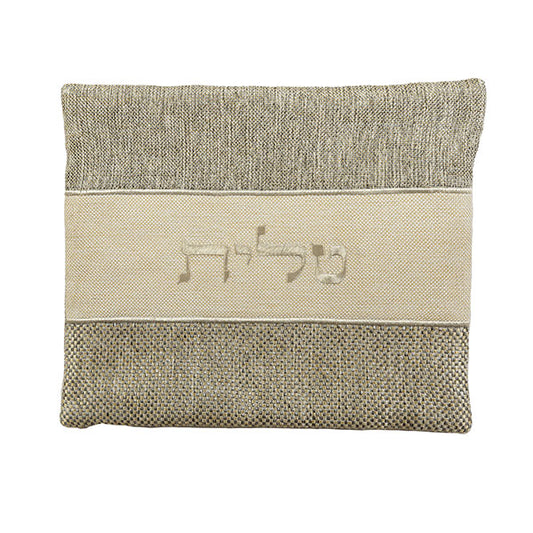 תיק טלית - בדים עבים - פשתן שחור