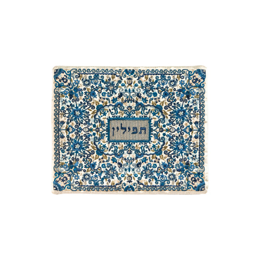 תיק לתפילין - רקמה מלאה - כחול