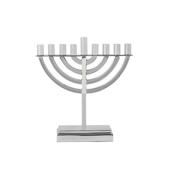 Small Classic Hanukkah Menorah - Natural
