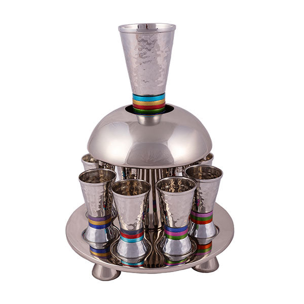 Fountain - Hammer Work - Rings - Multicolor