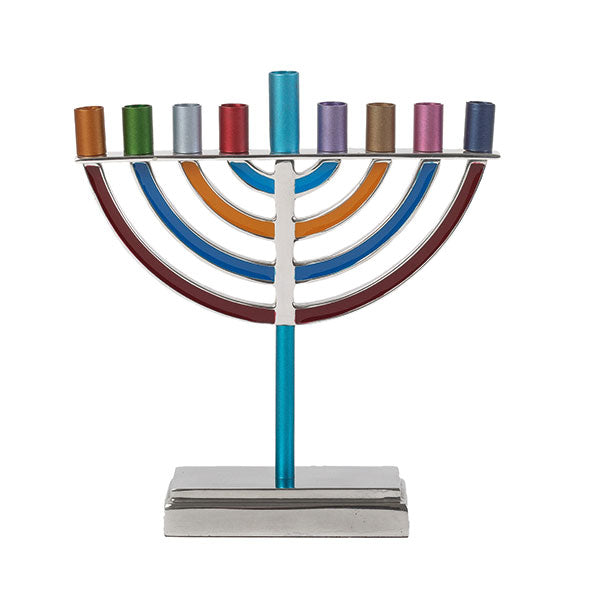 חנוכיה קלאסית גדולה - צבעוני