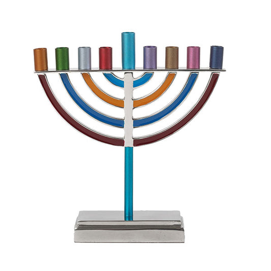 חנוכיה קלאסית גדולה - צבעוני