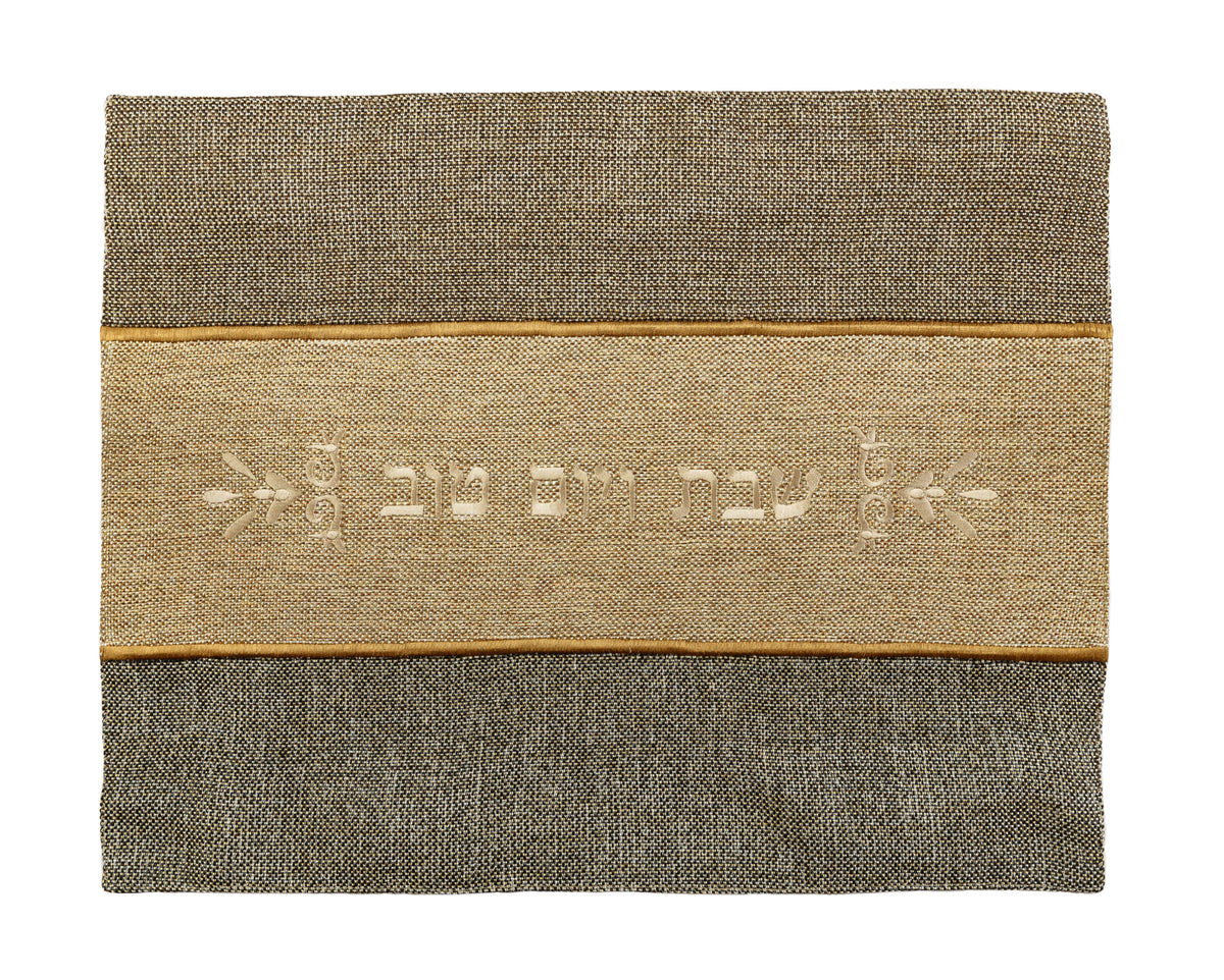 Challah Cover - Thick Materials - Linen - Black