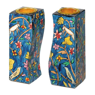 Fitted Candlesticks - Flowers + Birds