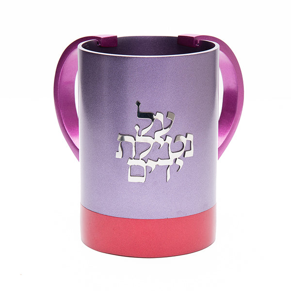 נטלה - 2 צבעים + כיתוב - סגול ואדום