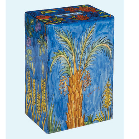 קופת צדקה - מרובעת - שבעת המינים