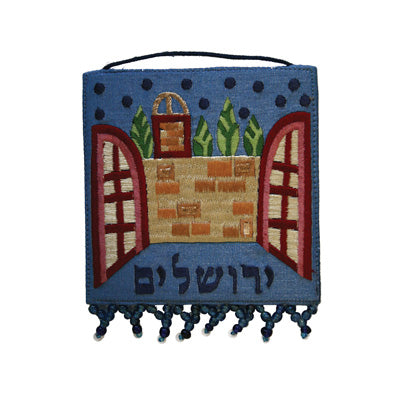 מתלה לקיר מבד ירושלים 10×10 ס״מ