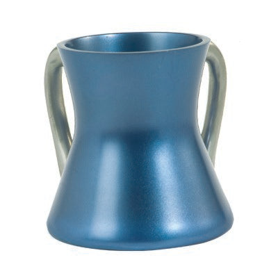 Small Netilat Yadayim Cup - Aluminium - Blue