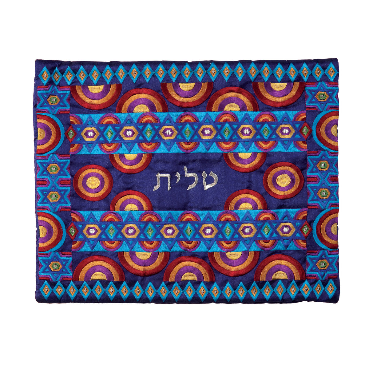 תיק טלית - רקמה מלאה - צבעוני