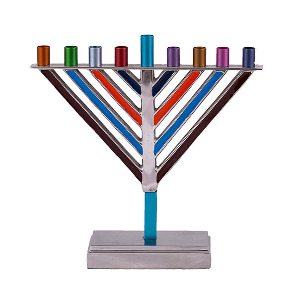 חנוכיית חב"ד גדולה - צבעוני