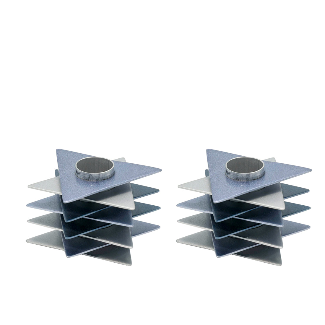Candlesticks - Magen David - Grays