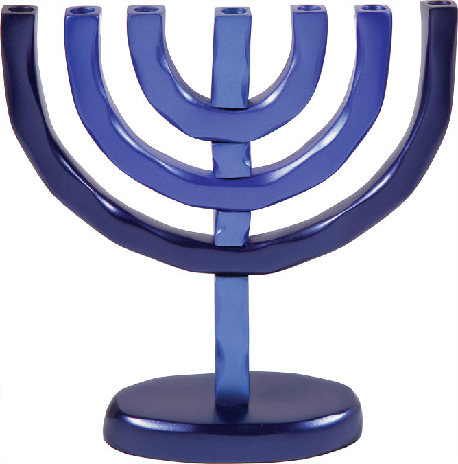 מנורה 7 קנים - כחול