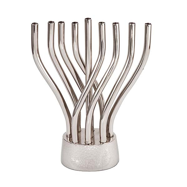 חנוכיה -שלהבת - כסוף