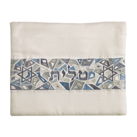 תיק טלית - מגן דוד - אפור