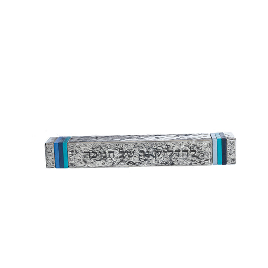 Travel Hanukkah Menorah - Square - Blue